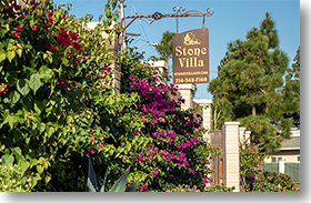 Stone Villa RV Park Front Entrance Costa Mesa, CA